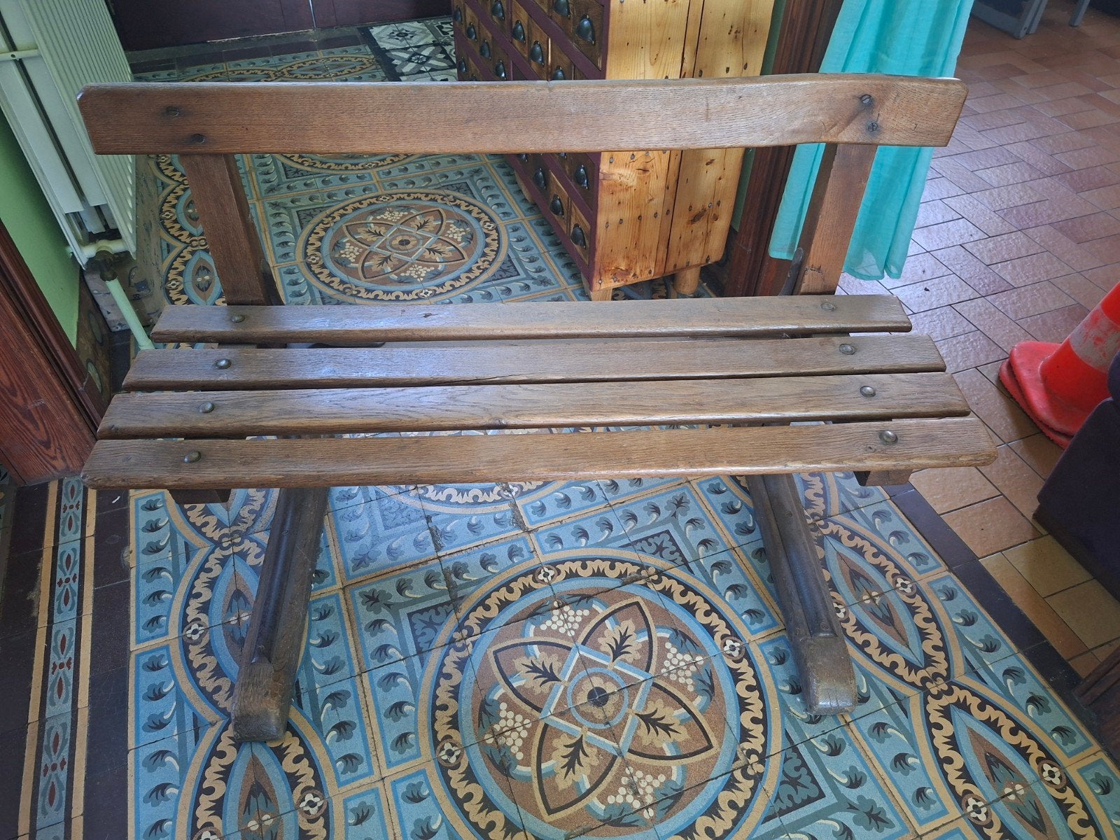 ancien banc d ecole, Enlèvement