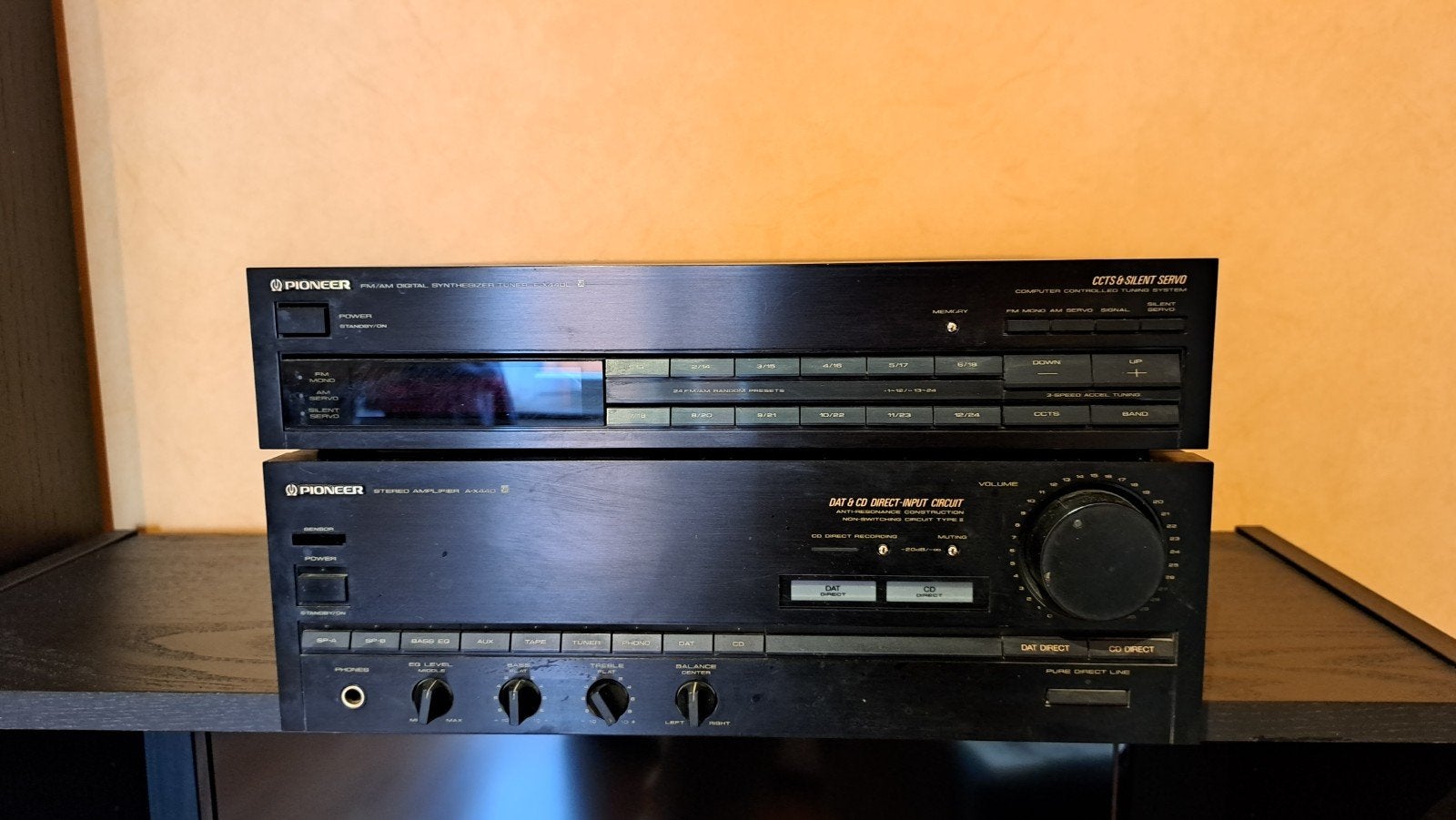AMPLI PIONNER  STÉRÉO AX440  ET TUNER PIONNER FX440L, Enlèvement, Utilisé, Pioneer, Avec radio