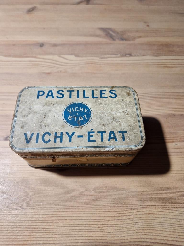 Boite en métal Pastilles Vichy Etat, Collections, Enlèvement ou Envoi