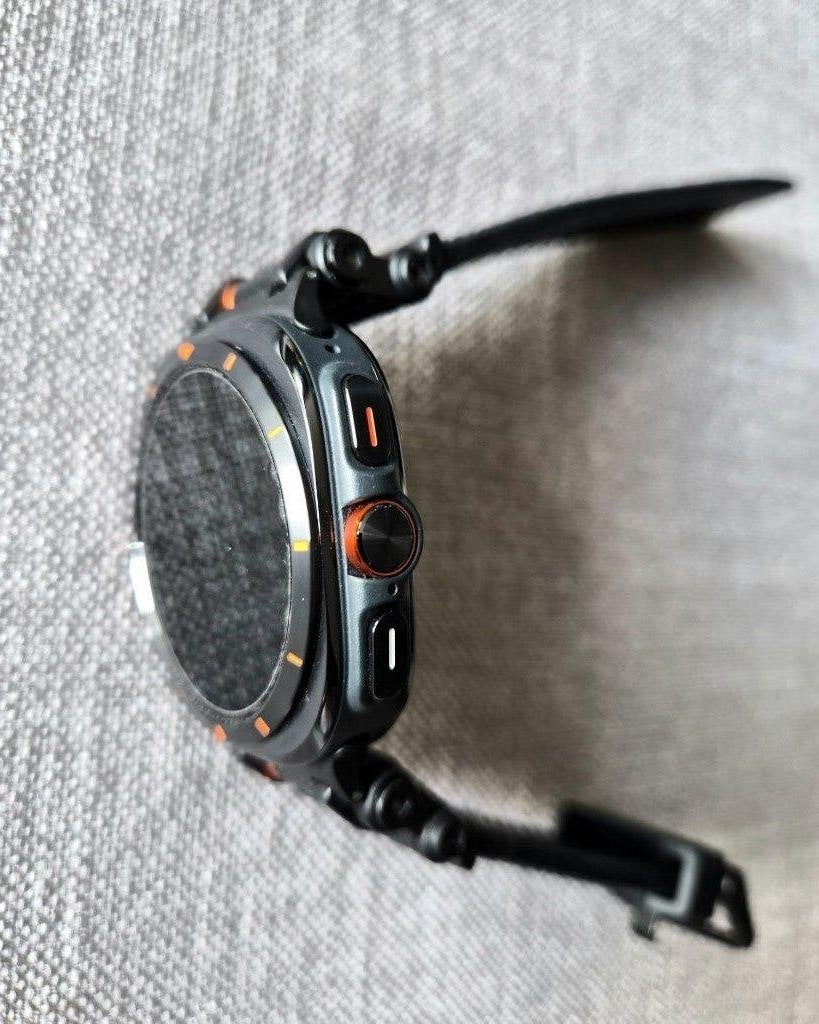 Samsung Galaxy Watch Ultra 47mm version LTE Titanium Gray, Bijoux, Sacs & Beauté, Montres connectées, Enlèvement, État, Gris