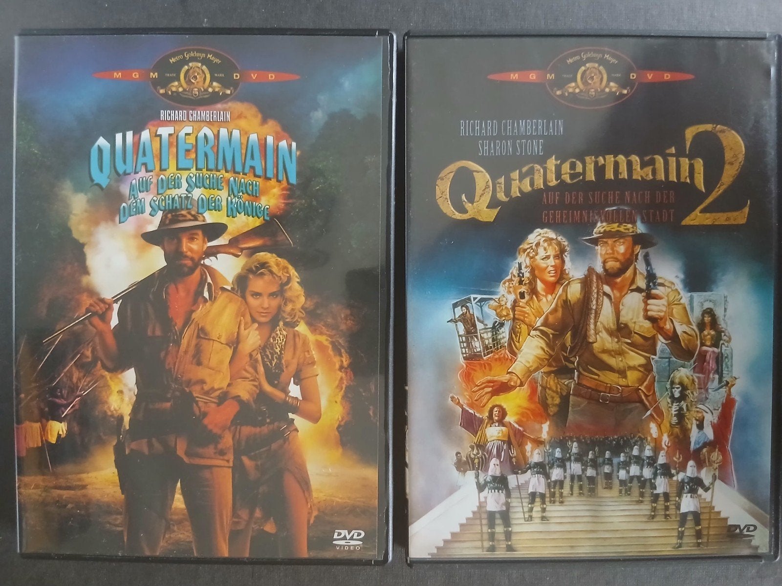 Quatermain 1 & 2 (1985 & 1987) Richard Chamberlain, Cd's en Dvd's, Dvd's | Klassiekers, Zo goed als nieuw, Vanaf 6 jaar, 1980 tot 2000