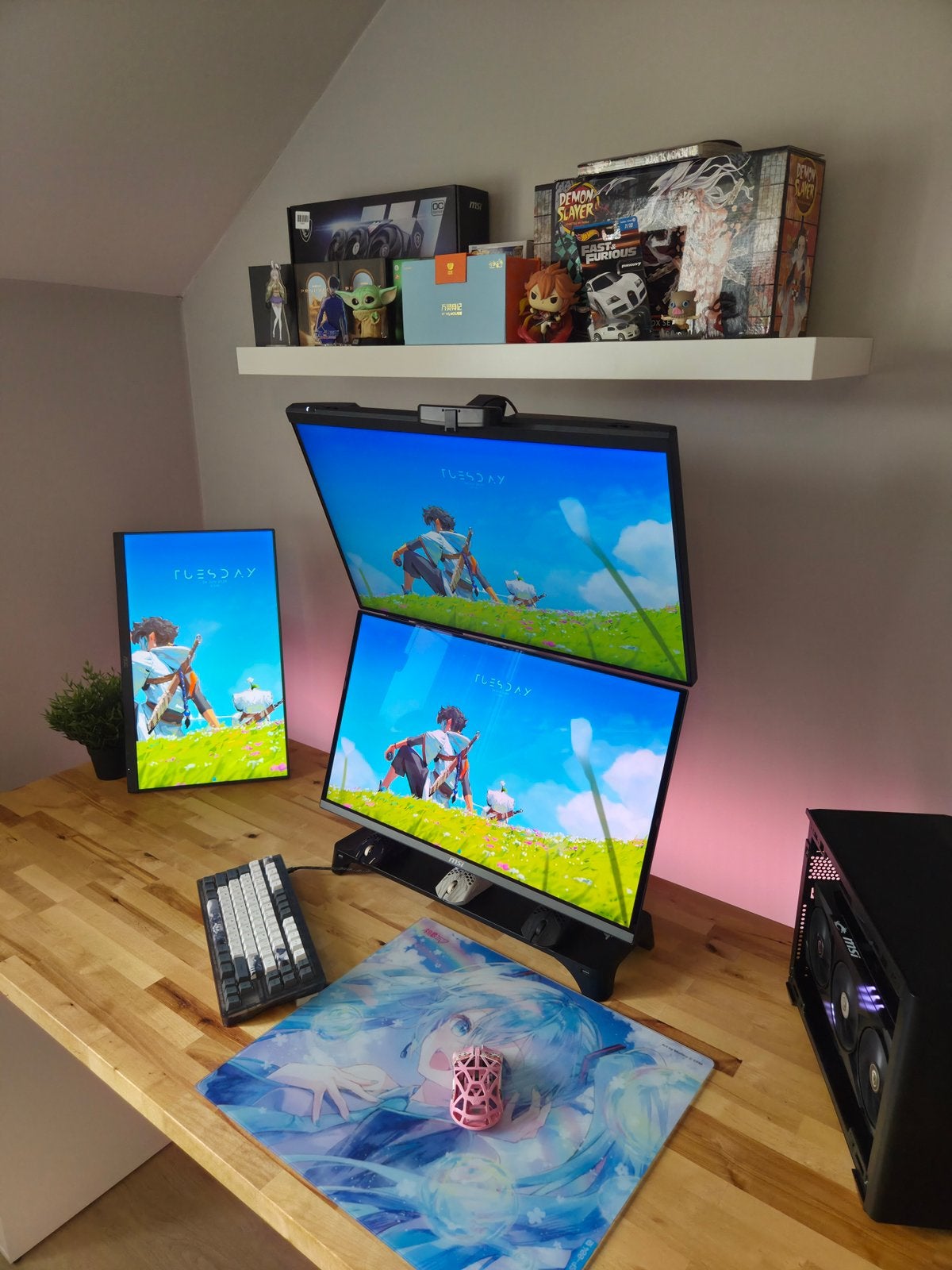 Msi Oled high refresh rate, Gaming, IPS, Ophalen of Verzenden, Zo goed als nieuw