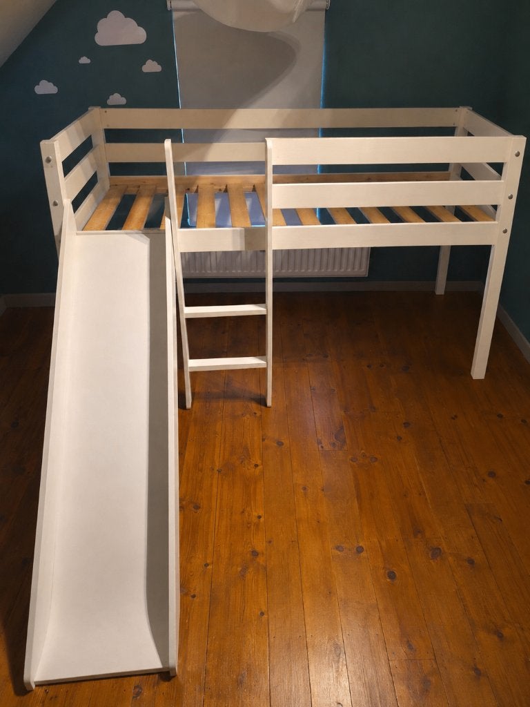 Lit enfant toboggan, Enfants & Bébés, Enlèvement, Utilisé, Lit mi-hauteur mezzanine