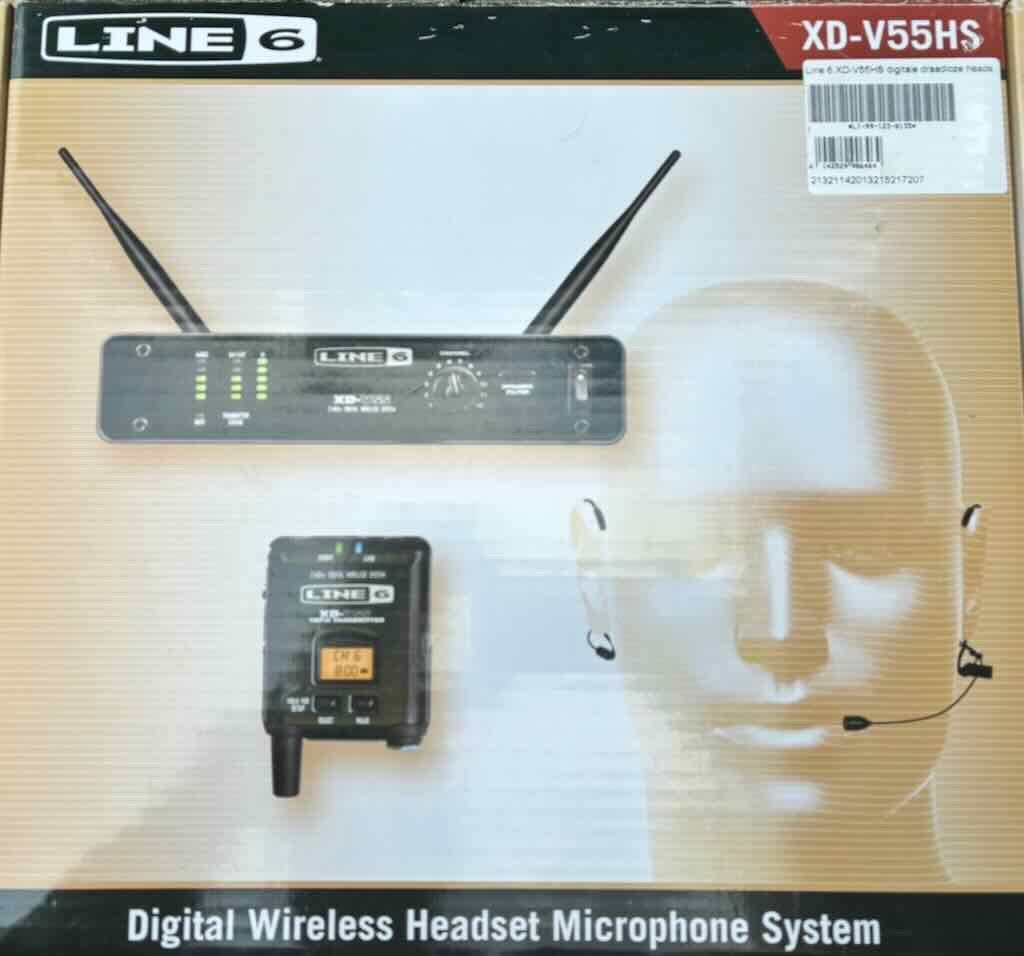 Line 6 XD-V55HS Headset & compatible V55-HHTx Microfoon, Musique & Instruments, Enlèvement, Utilisé, Micro chant, Sans fil