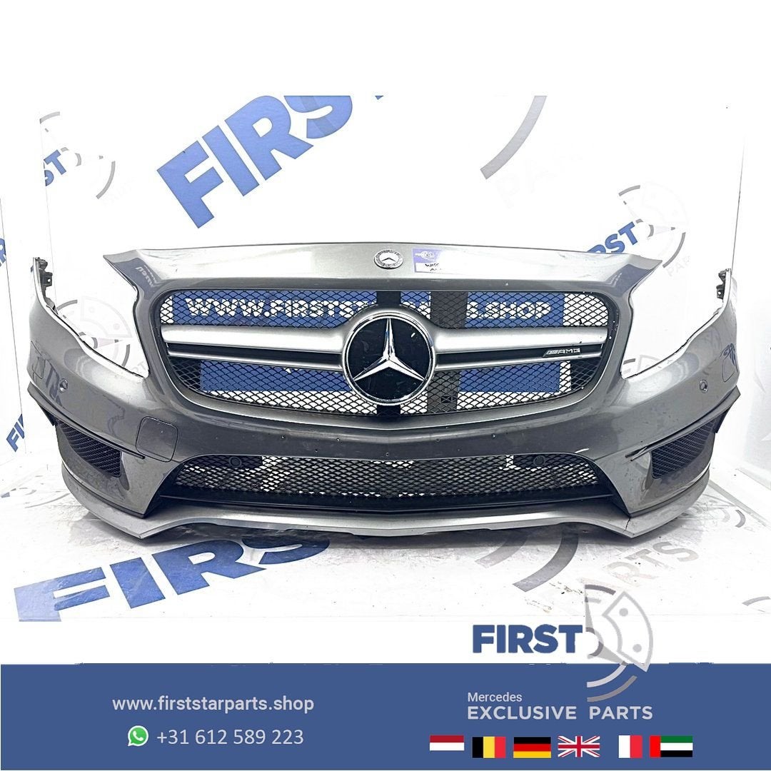 W156 X156 GLA 45 AMG VOORBUMPER COMPLEET GLA45 BUMPER + GRIL, Utilisé, -, Avant, -