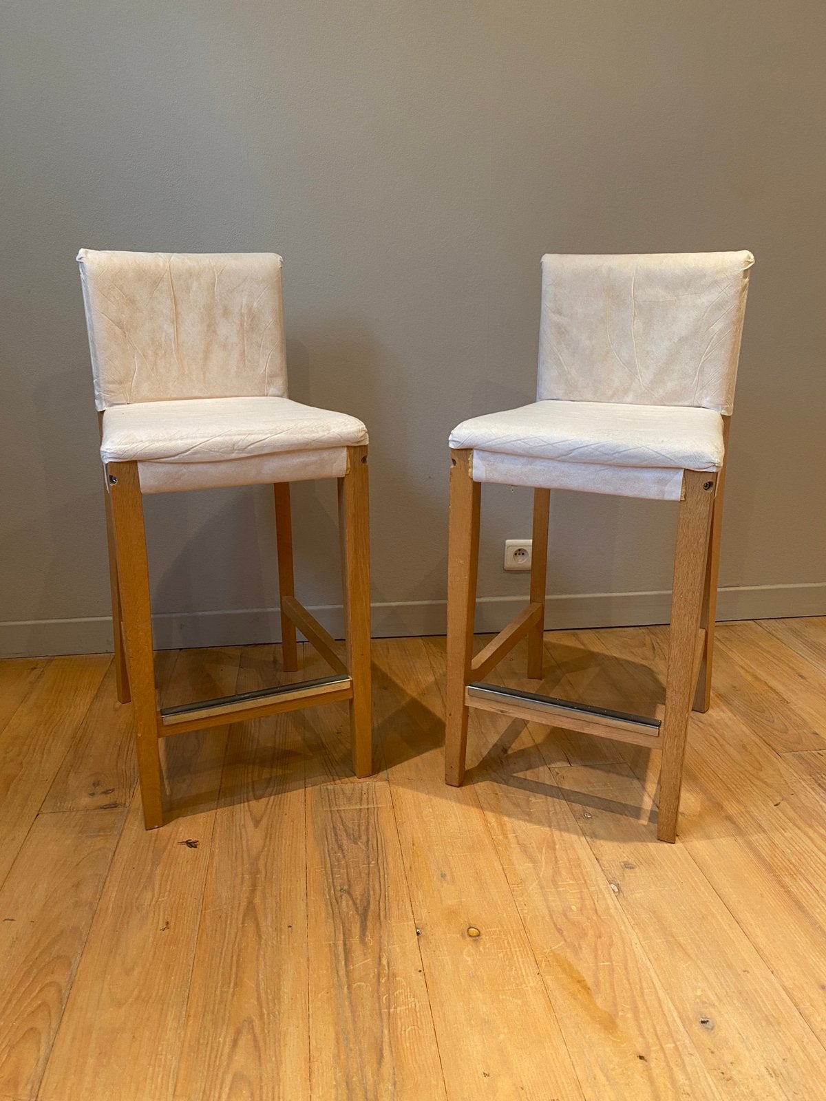 Lot de 2 tabourets de bar IKEA Henriksdal, Maison & Meubles, Enlèvement, Utilisé