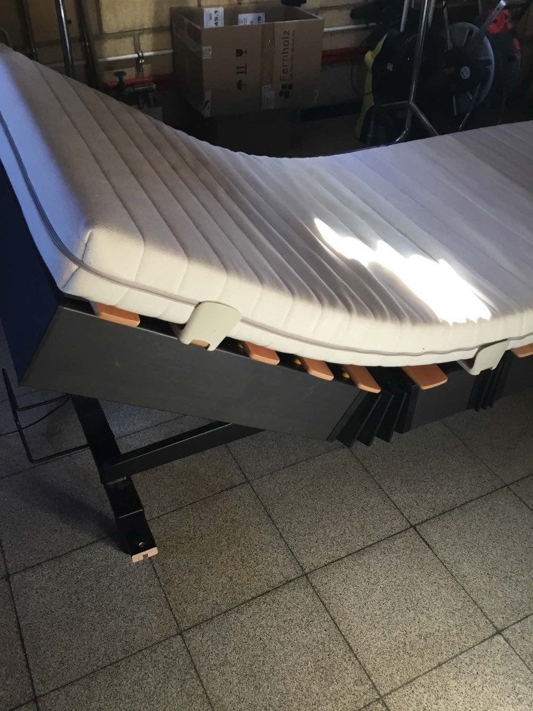 Elektrisch 1 persoonsbed, Une personne, Enlèvement, Utilisé, Noir