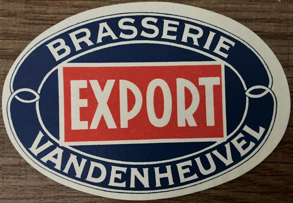 EXPORT/BRASSERIE VANDENHEUVEL/Étiquette de bière, Collections, Enlèvement ou Envoi, Comme neuf, Autres types, Autres marques
