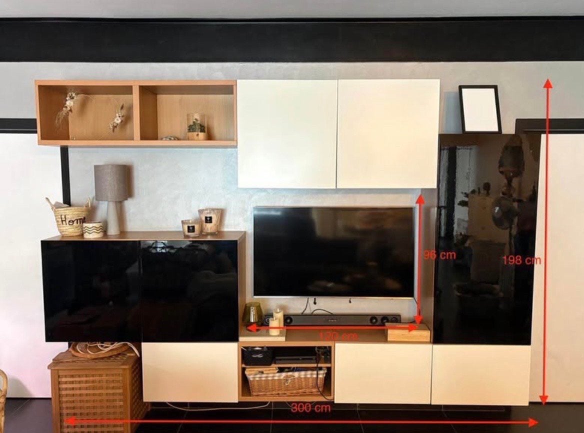 Meuble TV, Ophalen, Gebruikt, 300 cm of meer, 150 tot 200 cm