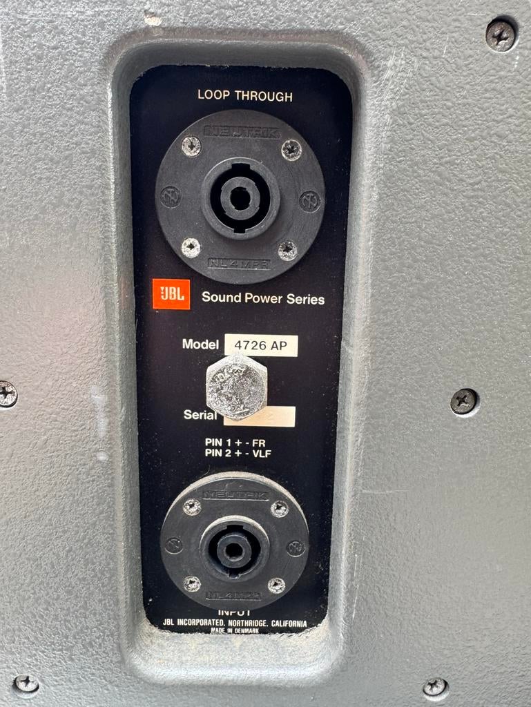 JBL 4726AP Luidsprekers, Ophalen, Zo goed als nieuw, JBL