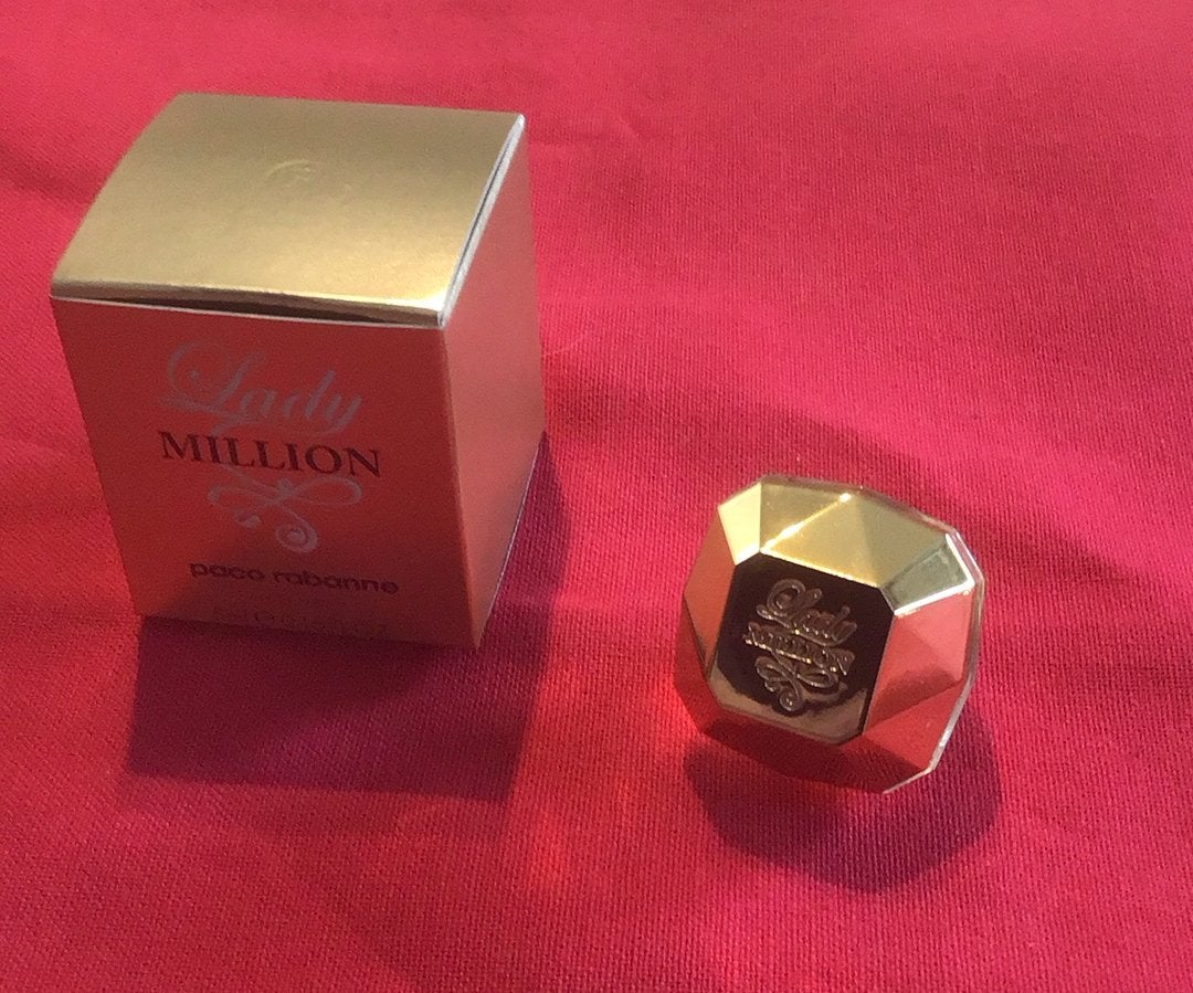 Parfumminiatuurtje "Lady Million -Paco Rabanne, Ophalen, Zo goed als nieuw
