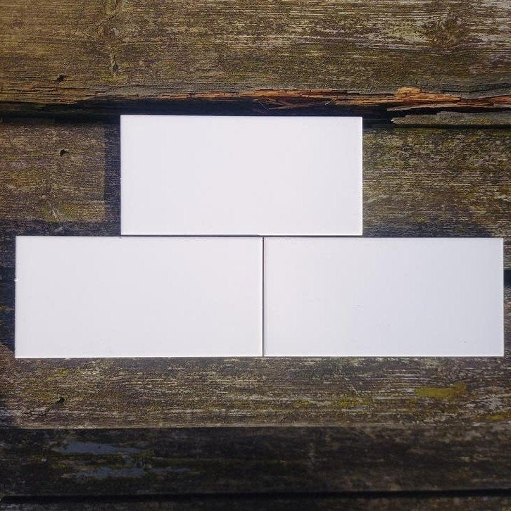 Witte wandtegels, tegels, faïence, Ophalen, Nieuw, Wandtegels