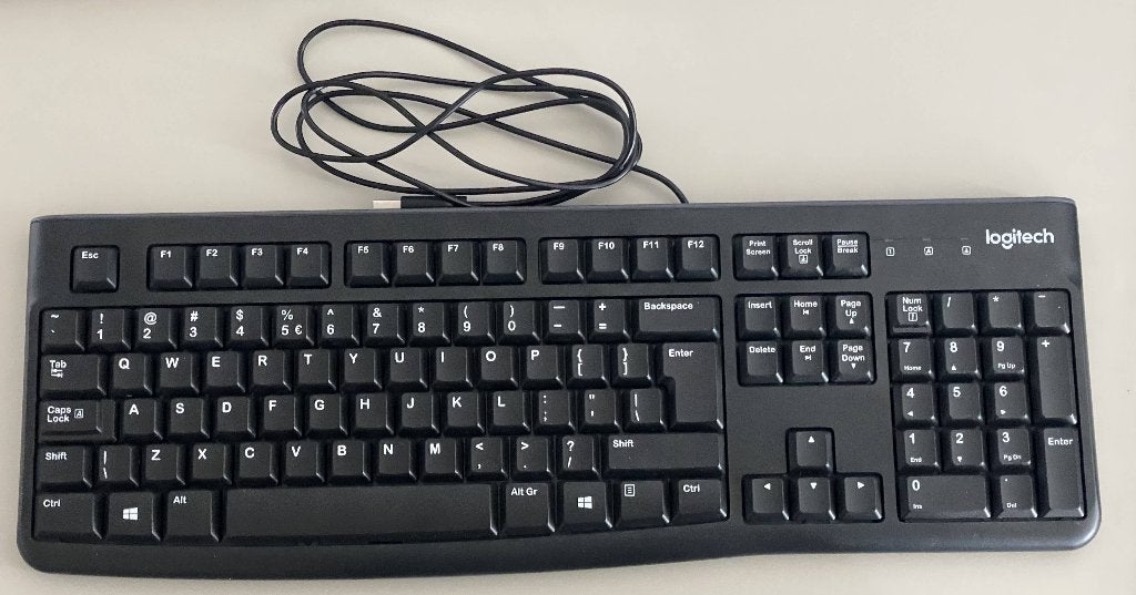 Logitech k120, Ophalen, Logitech G, Zo goed als nieuw, Qwerty