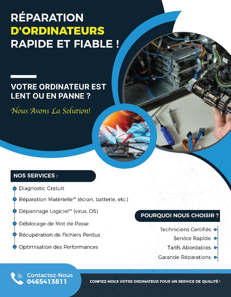 Pc-reparatie - Computer - Gaming-pc - Computers, Ophalen of Verzenden