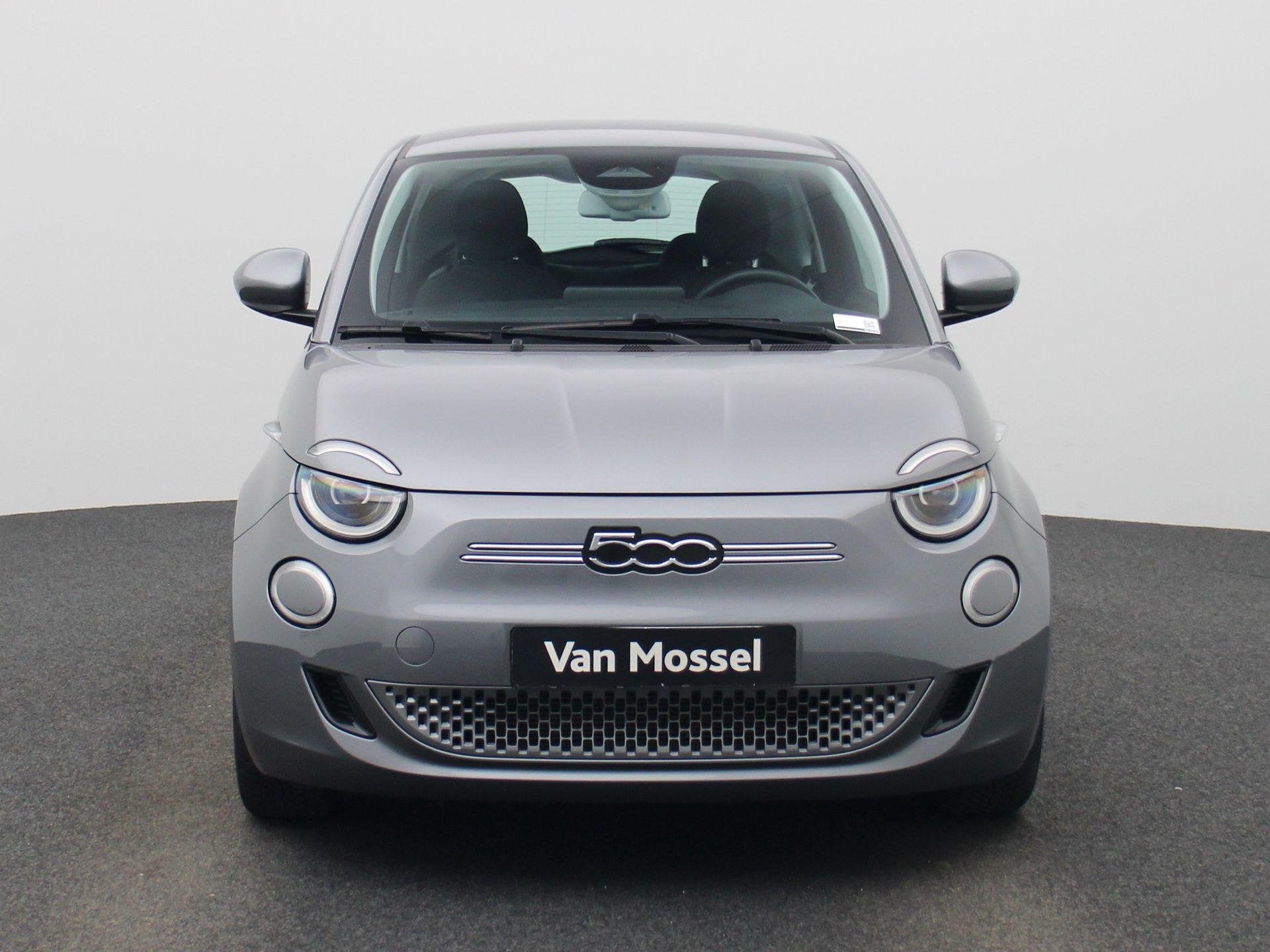 Fiat 500 500e 42 kWh Icon NAVI | Sensoren | Zetelverwarming, Auto's, 4 zetels, Stof, 1365 kg, Grijs