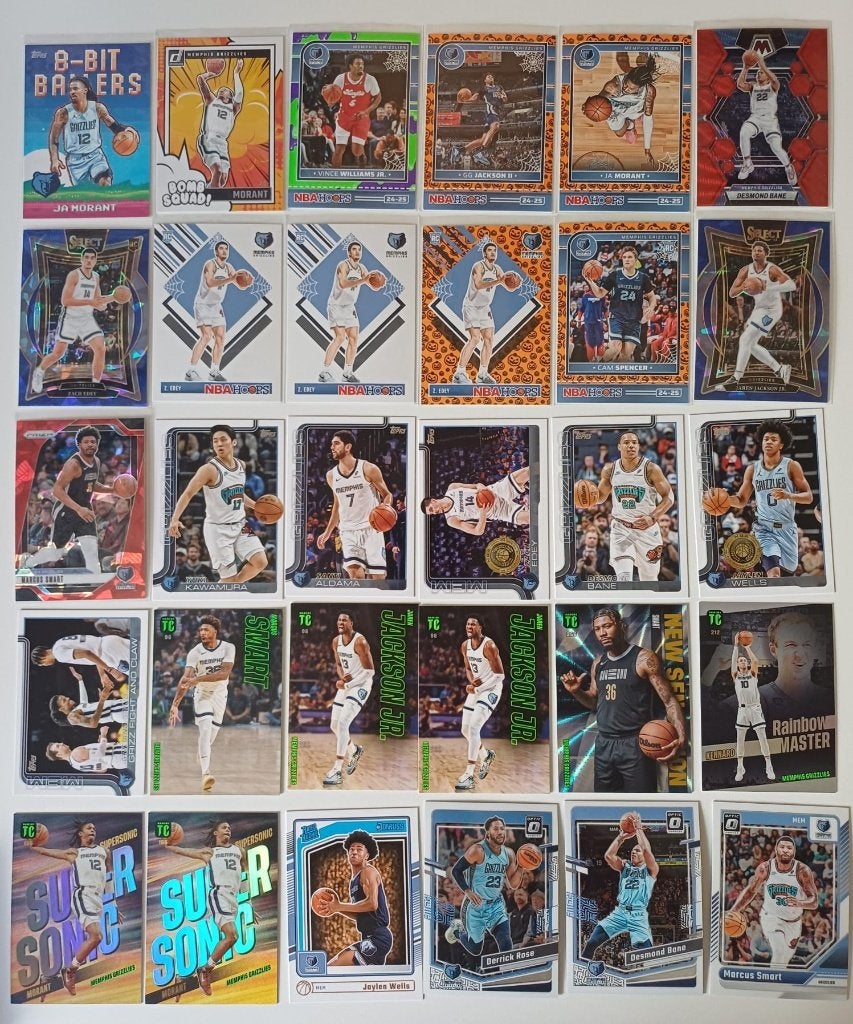 NBA cards Memphis Grizzlies, Ophalen, Nieuw, Meerdere plaatjes