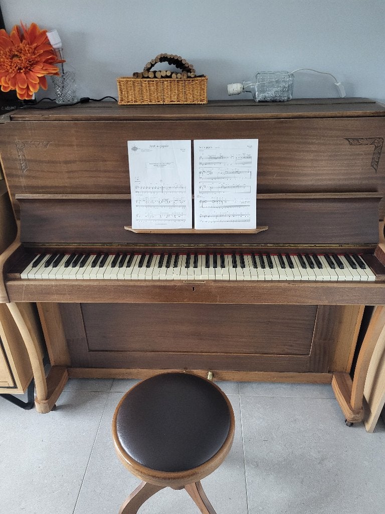 Piano droit, Enlèvement, Utilisé, Brun, Piano