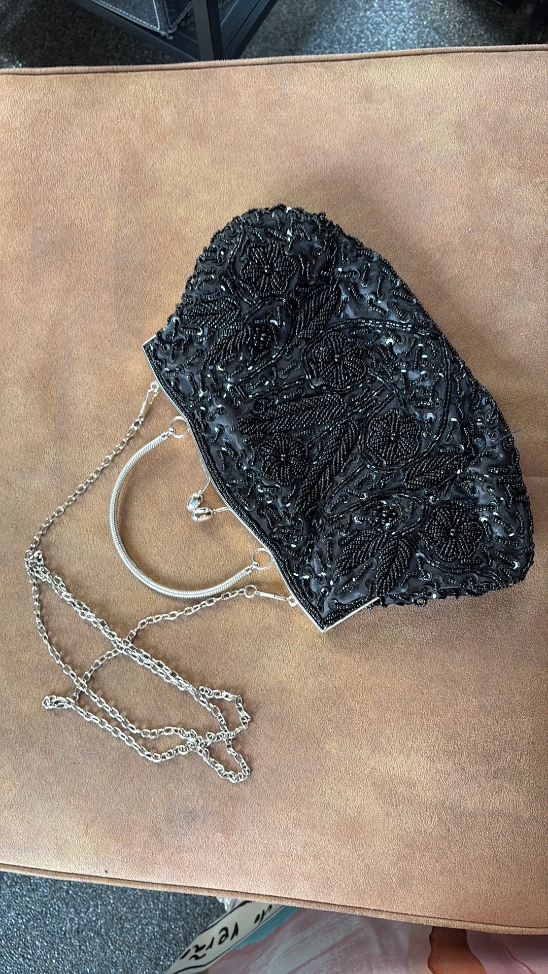 Handtas met parels, Antiquités & Art, Antiquités | Vêtements et Textile, Enlèvement, Femmes