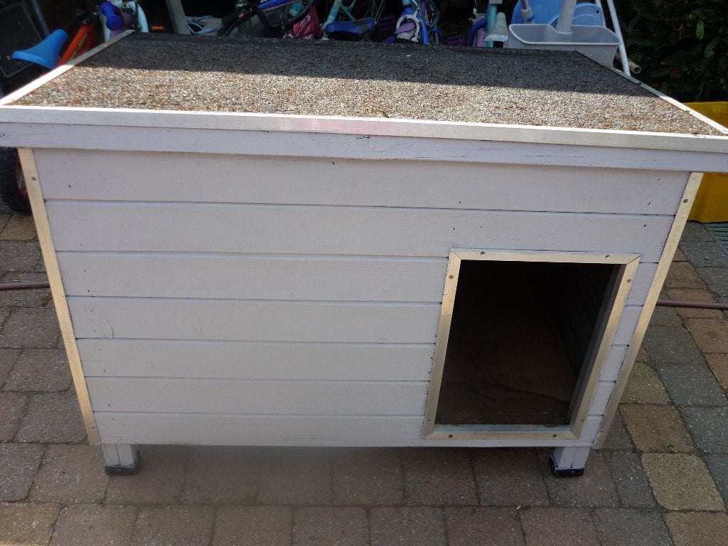 hondenhok van 1meter, Comme neuf, Enlèvement, Niche à chien, 75 à 110 cm