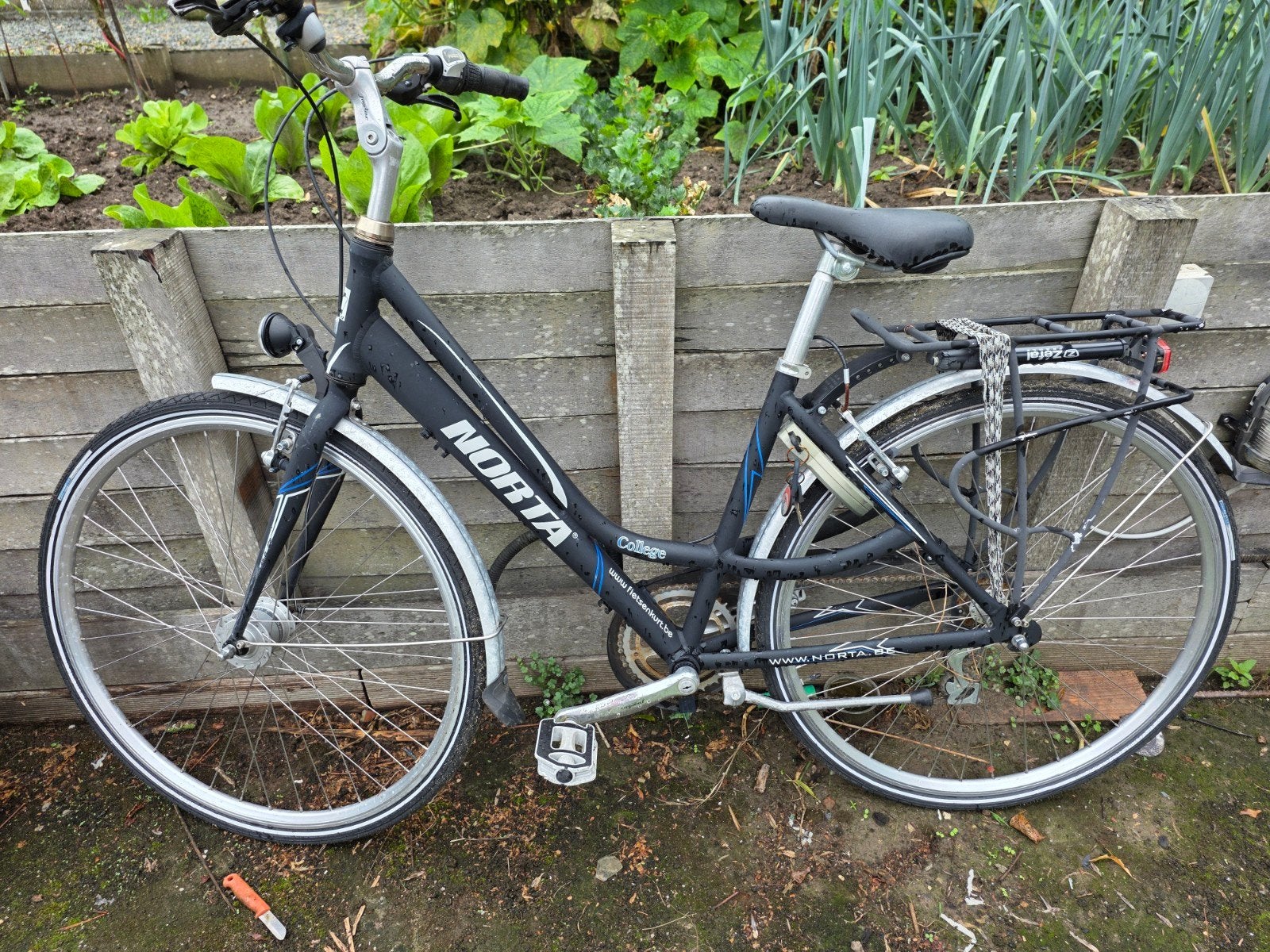 damesfiets, Fietsen en Brommers, Ophalen, Gebruikt, Minder dan 10 versnellingen, Overige merken
