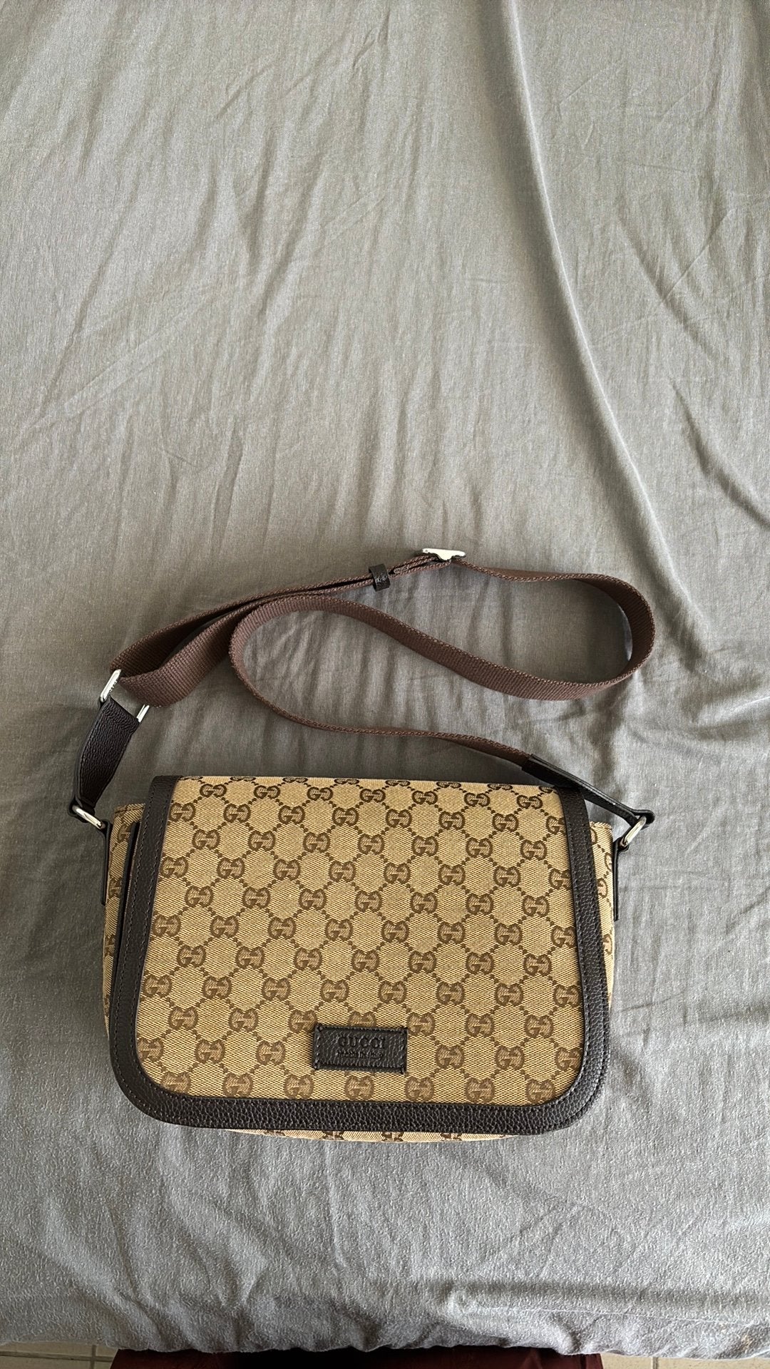 Gucci schoudertas, Ophalen of Verzenden, Nieuw, Beige, Leer