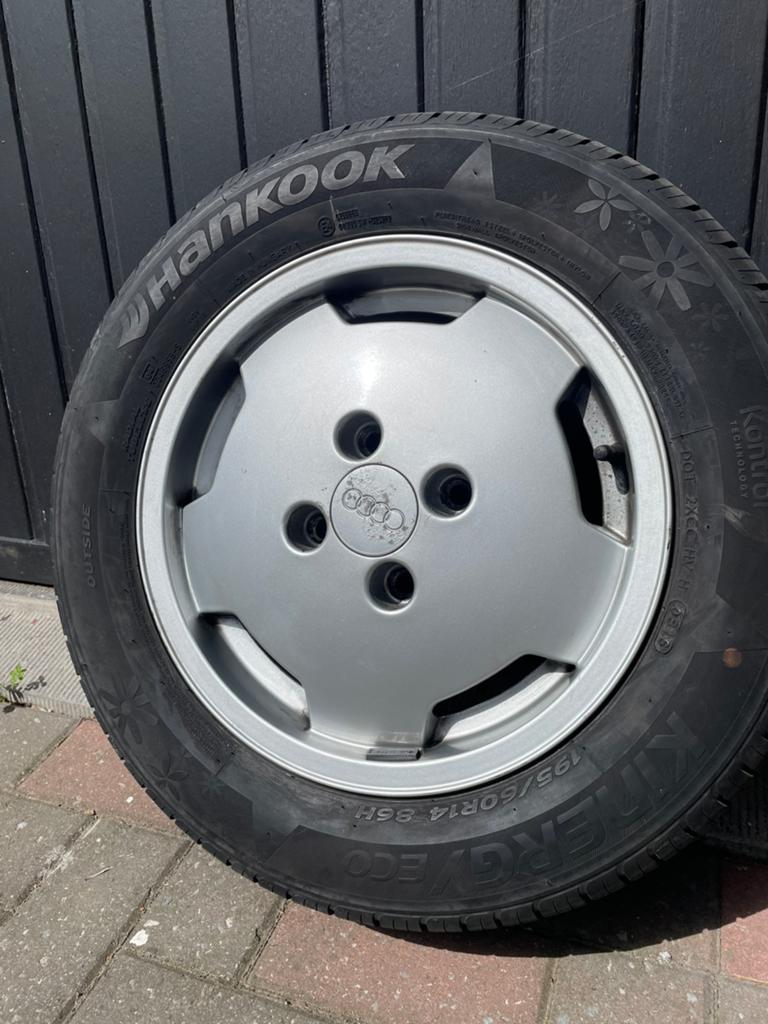 Jantes Audi 80 90 b3, Autos : Pièces & Accessoires, Pneus & Jantes, Pneus et Jantes, 14 pouces, Utilisé, Enlèvement