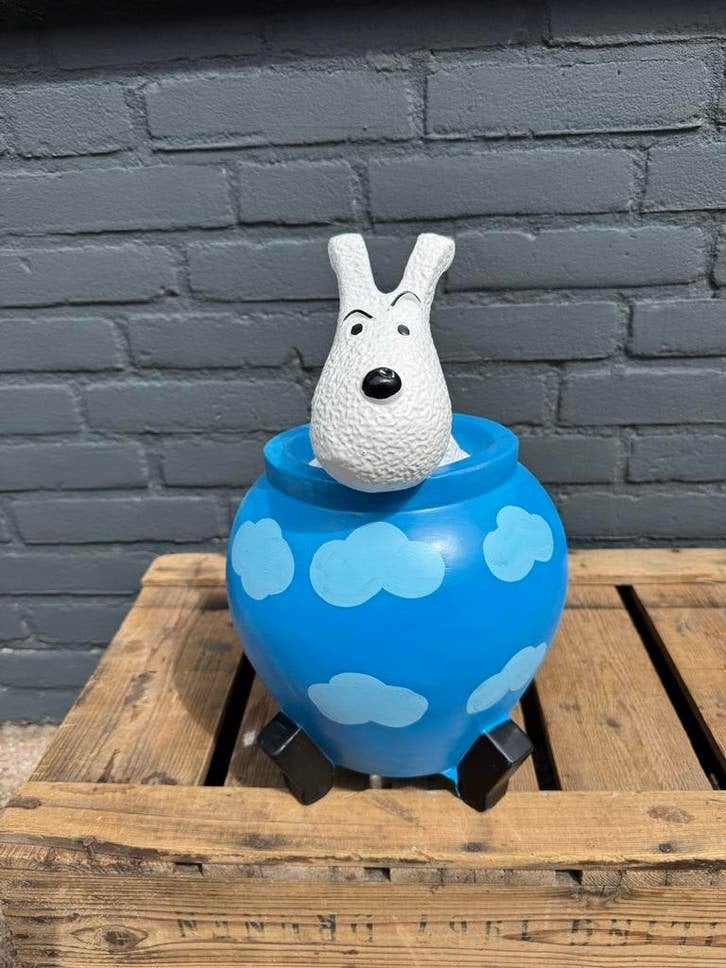 Bobbie in de vaas decoratie - Blauwe Lotus