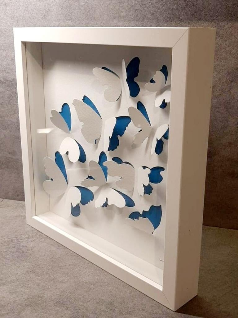 Ikea/Olunda/Wandbord/Butterfly/30 x 30 cm, 30 cm, 30 cm, Decoratieobject, Ophalen of Verzenden