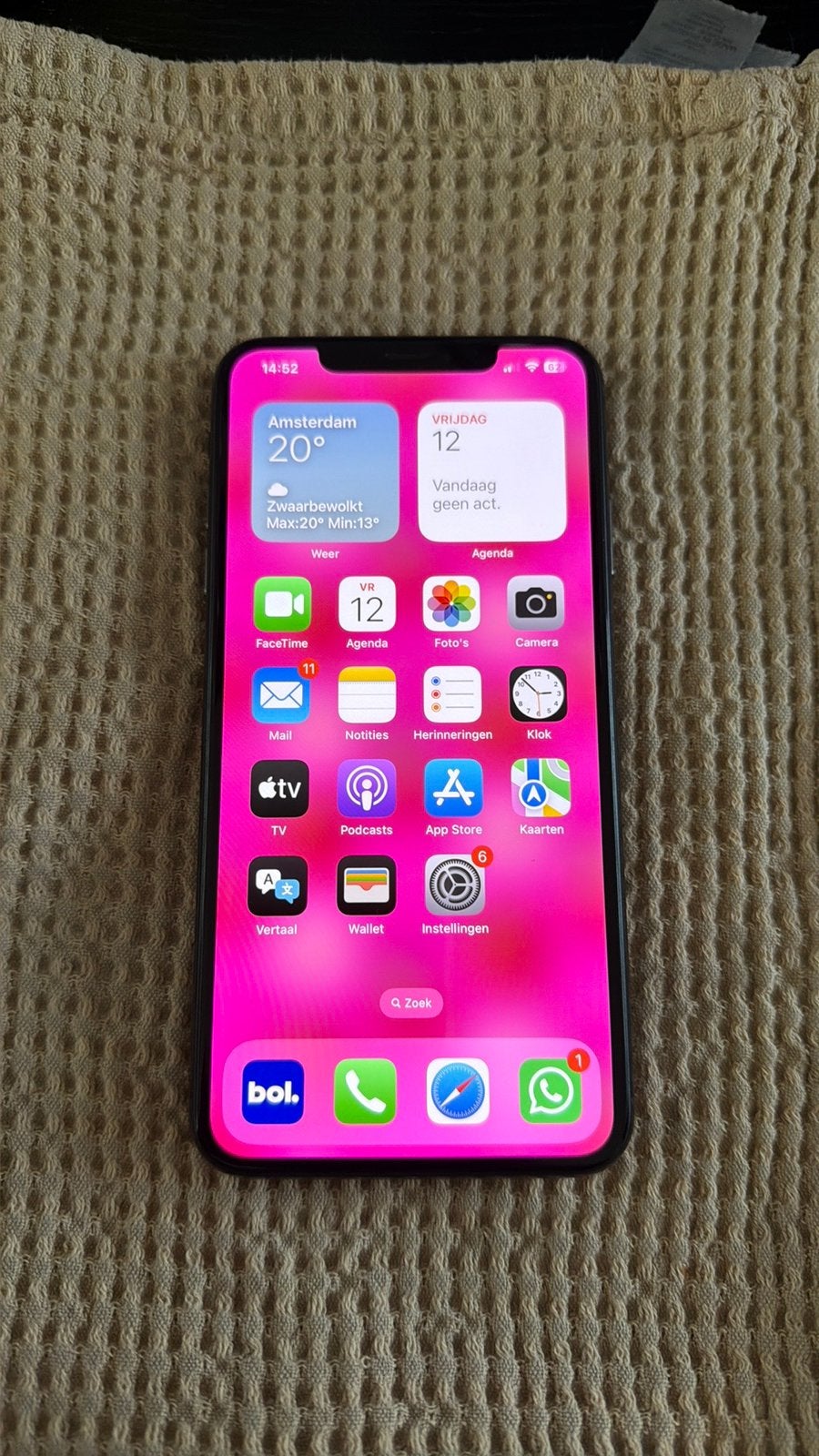 Iphone Xs max Spacegray 64 gb hele nette staat, Telecommunicatie, Mobiele telefoons | Apple iPhone, Zo goed als nieuw, 64 GB, Zonder abonnement