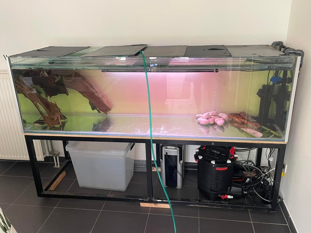 Big aquarium complet, Dieren en Toebehoren, Ophalen, Zo goed als nieuw, Filter, Fluval