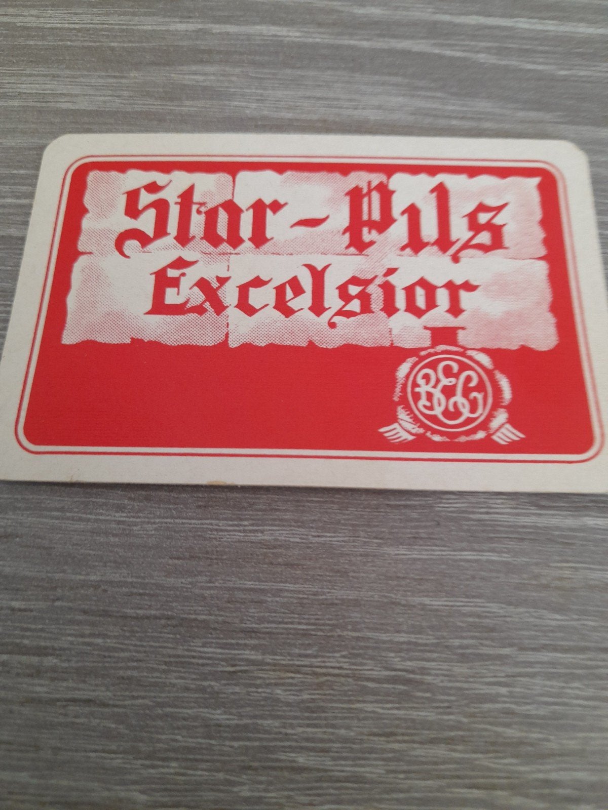 Carte à jouer Joker Star-Pils Excelsior, Collections, Enlèvement ou Envoi