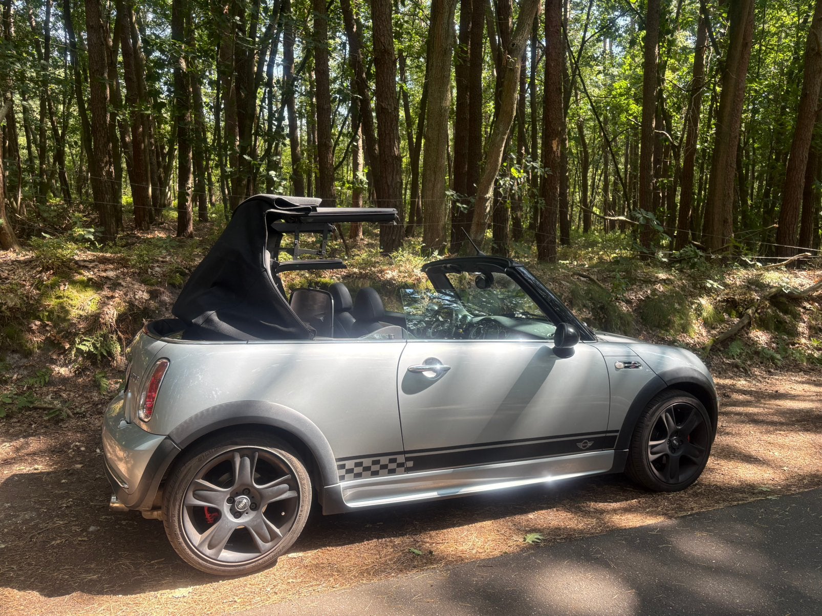 Mini coopers S cabrio, Voorwielaandrijving, Parkeersensor, Zwart, Cabriolet