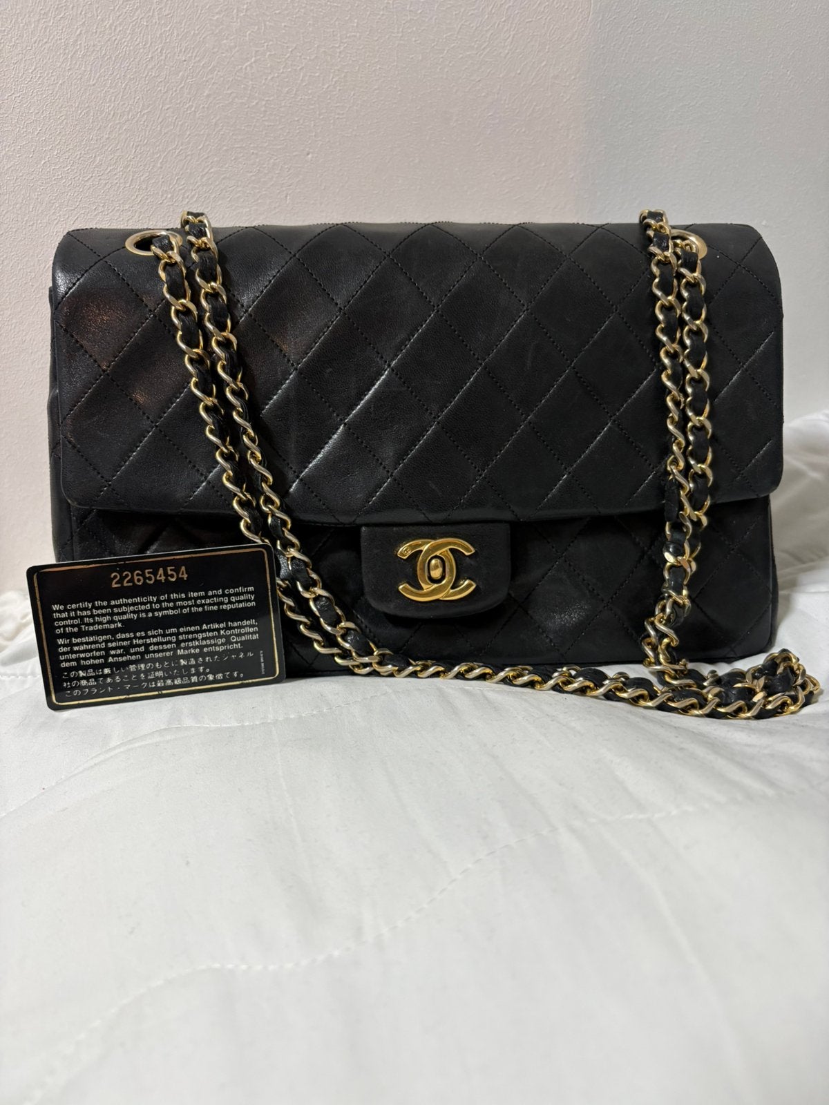 Sac Chanel Classique / Timeless Vintage Medium, Bijoux, Sacs & Beauté, Sacs | Sacs Femme, Comme neuf, Noir, Enlèvement ou Envoi