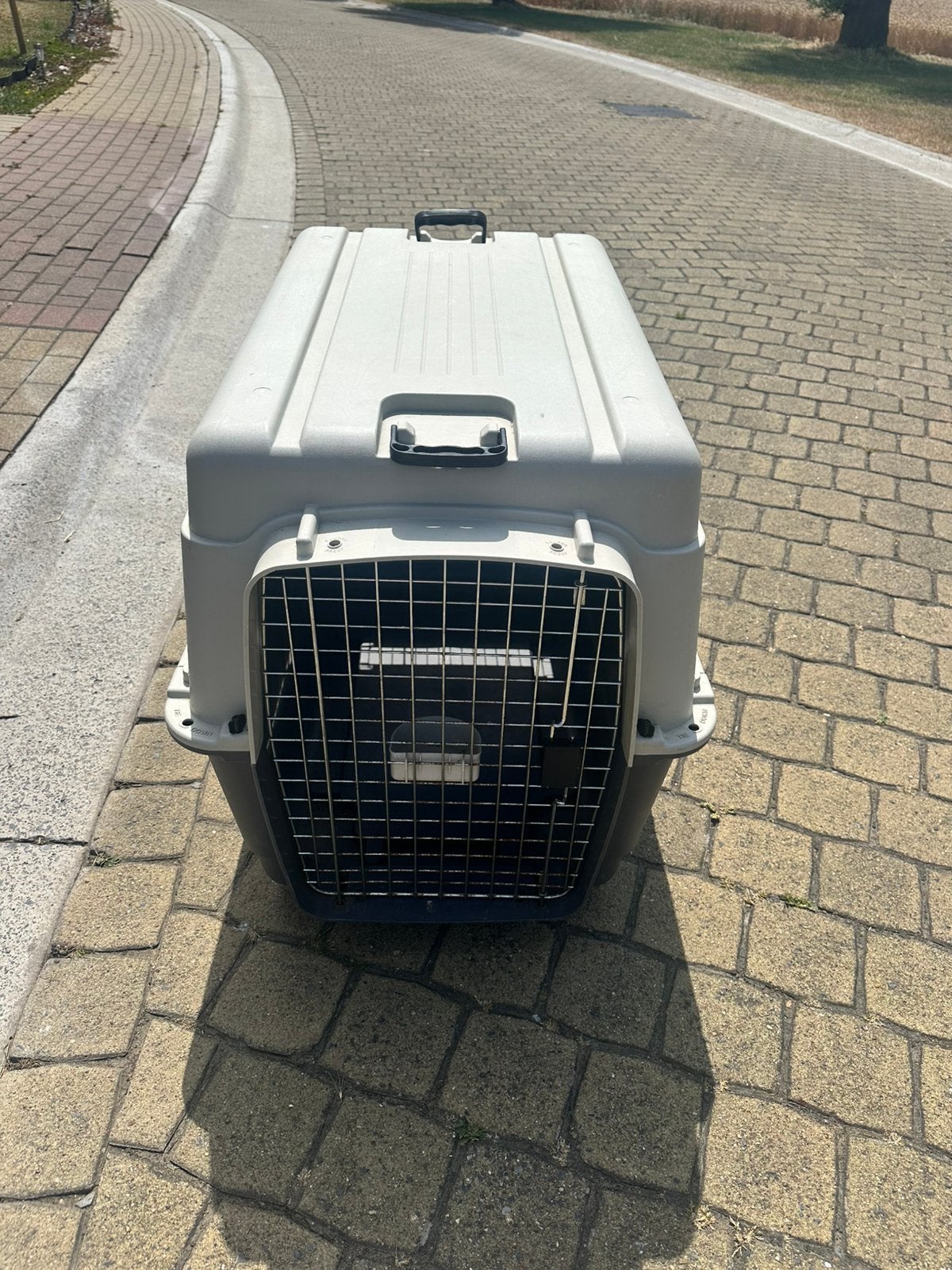 Hondenreisbench / transportbox maat xxl, Enlèvement, Utilisé