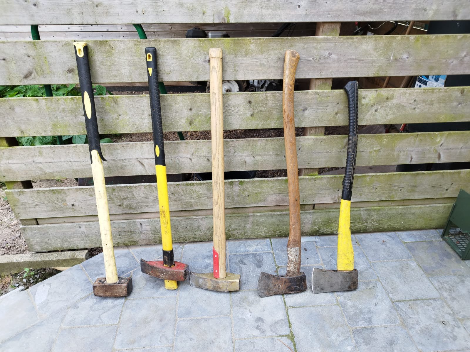 Bijlen kliefhamers voorhamer, Jardin & Terrasse, Outils à main, Enlèvement, Utilisé, Hache
