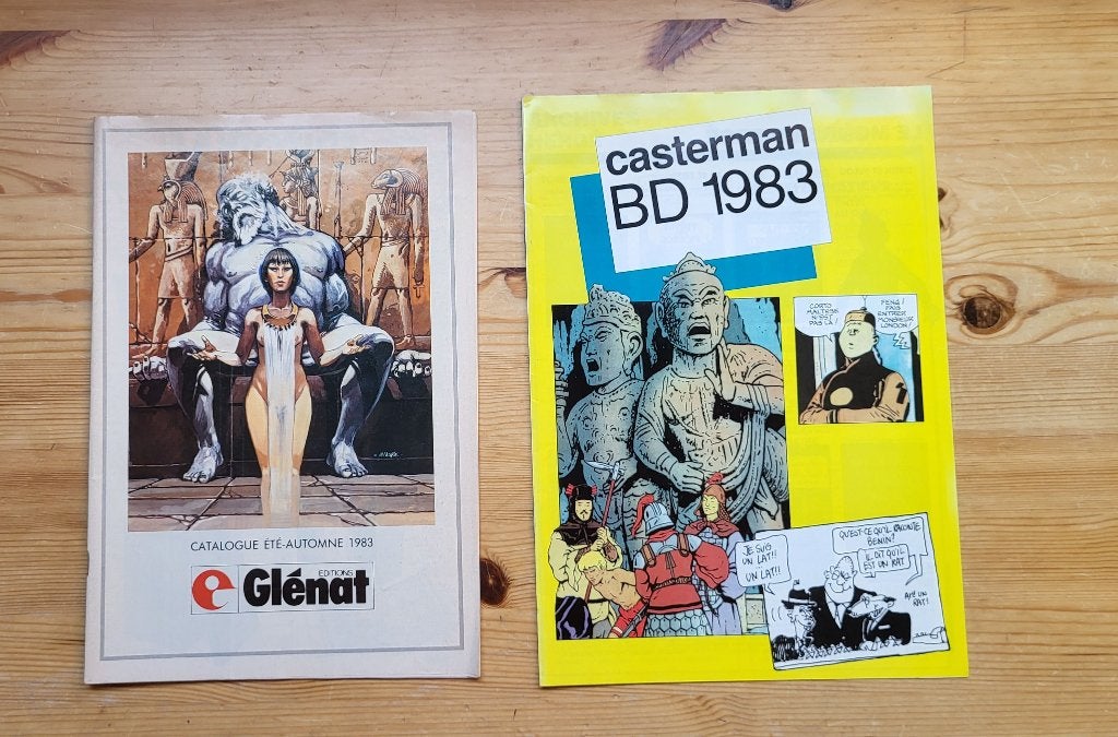 catalogues Casterman / Glénat 1983, Plusieurs BD, Enlèvement ou Envoi, Comme neuf