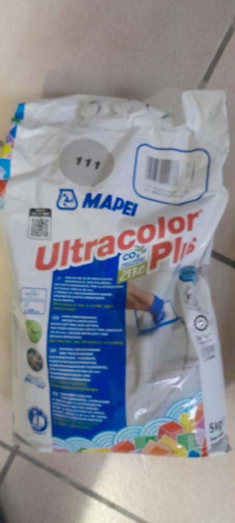 Mapei Ultracolor Plus voegmortel 5kg zilvergr 111 + andere, Enlèvement, Comme neuf