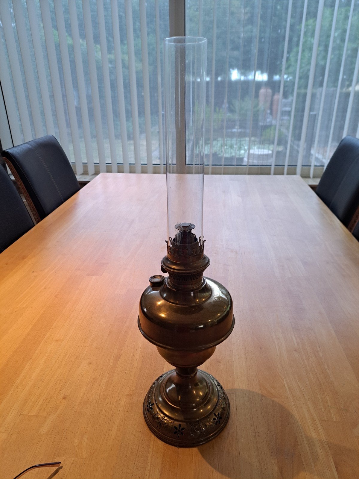 Koperen lamp, Huis en Inrichting, Woonaccessoires | Zuilen en Pilaren, Ophalen