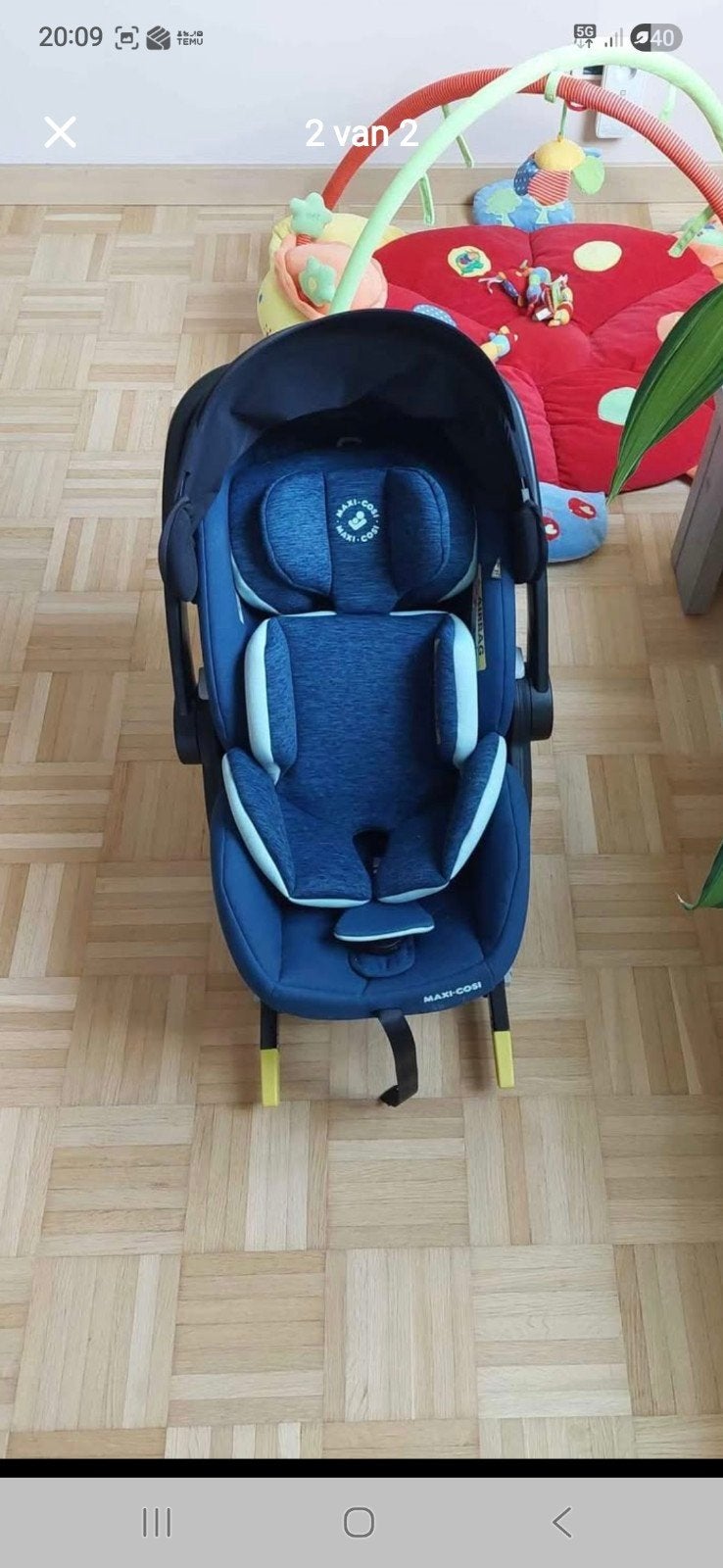 Maxi cosi met Isofix systeem, Kinderen en Baby's, Ophalen, Zo goed als nieuw, Maxi-Cosi, Zonnekap