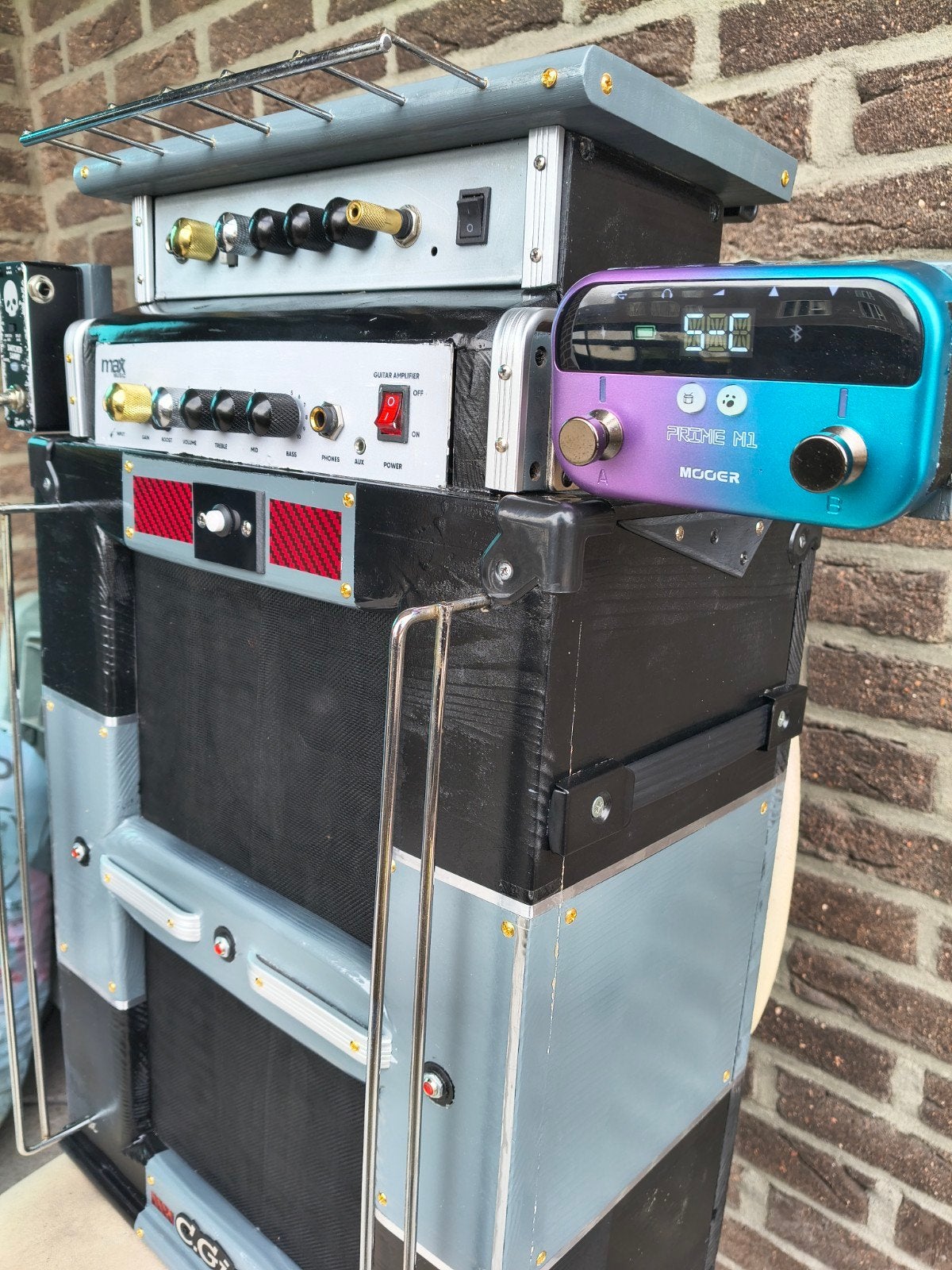 Custom gitaar versterker met ..., Muziek en Instrumenten, Ophalen, Gitaar
