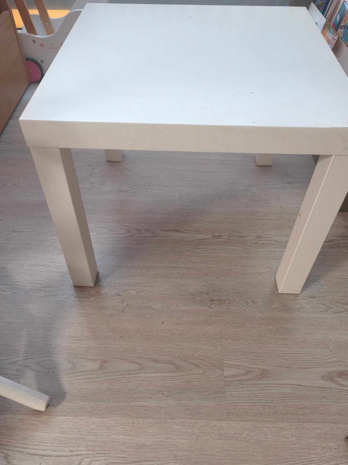Table basse carrée blanche, Maison & Meubles, Enlèvement