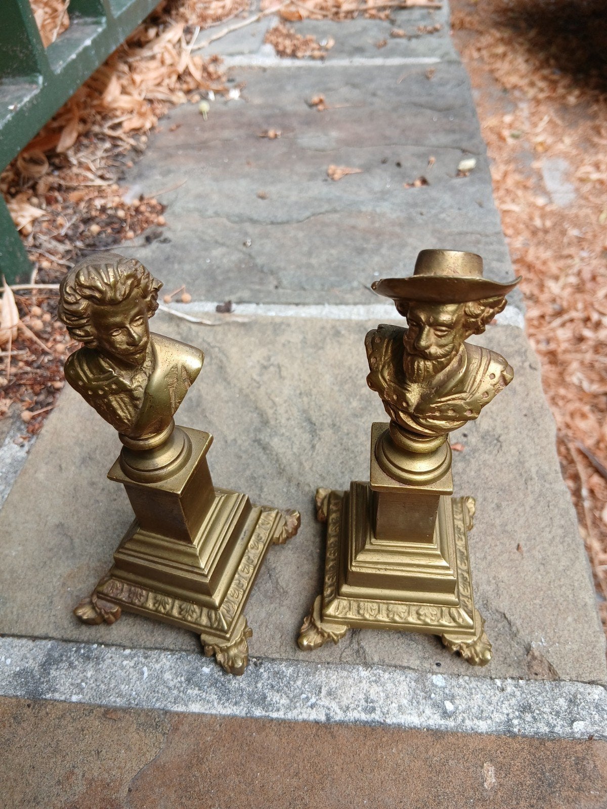 2 beeldjes brons, Antiek en Kunst, Ophalen