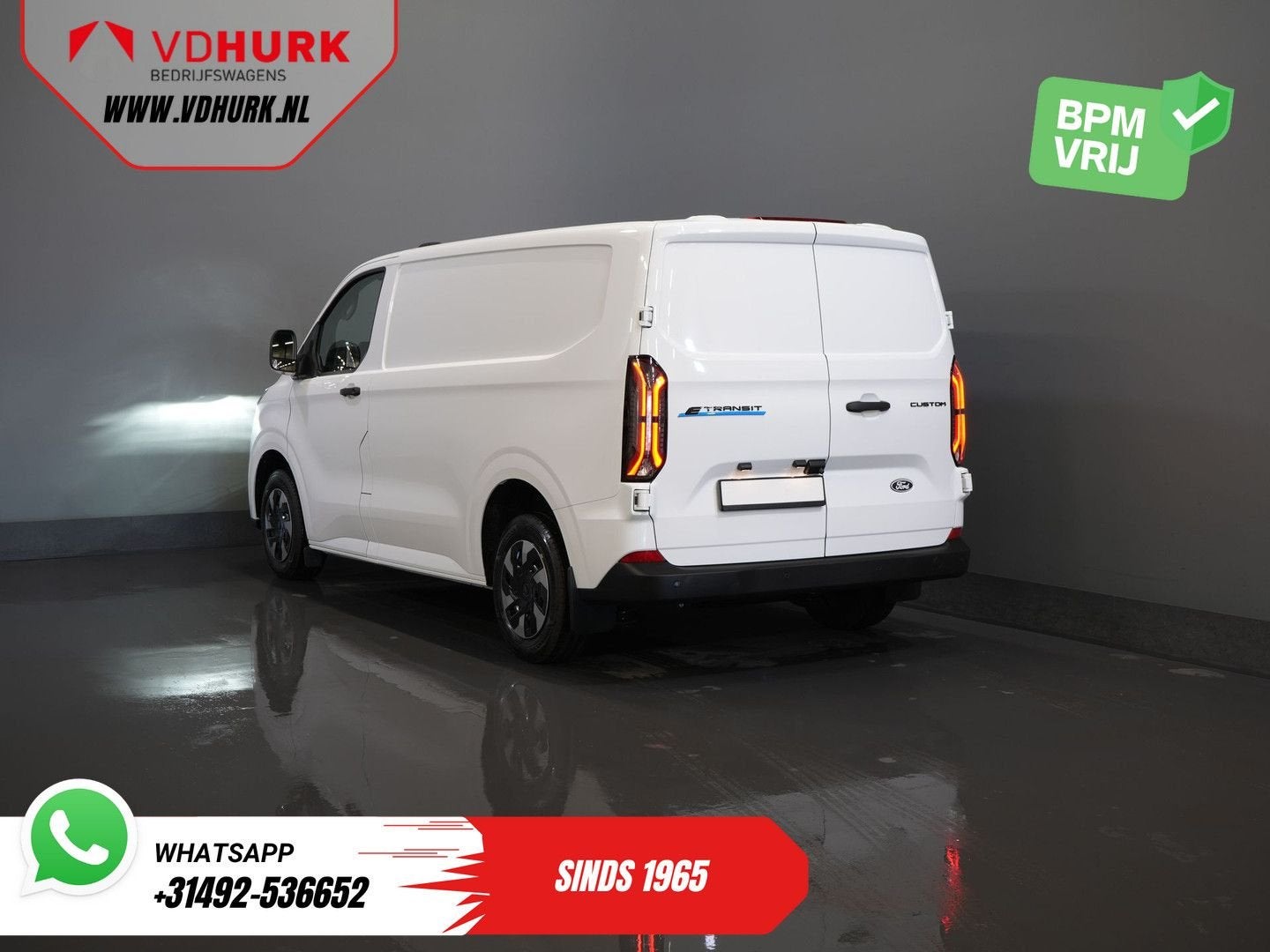 Ford E-Transit Custom Trend 65 kWh 330 km WLTP Garantie t/m, Autos, Achat, Entreprise, Automatique, Ford