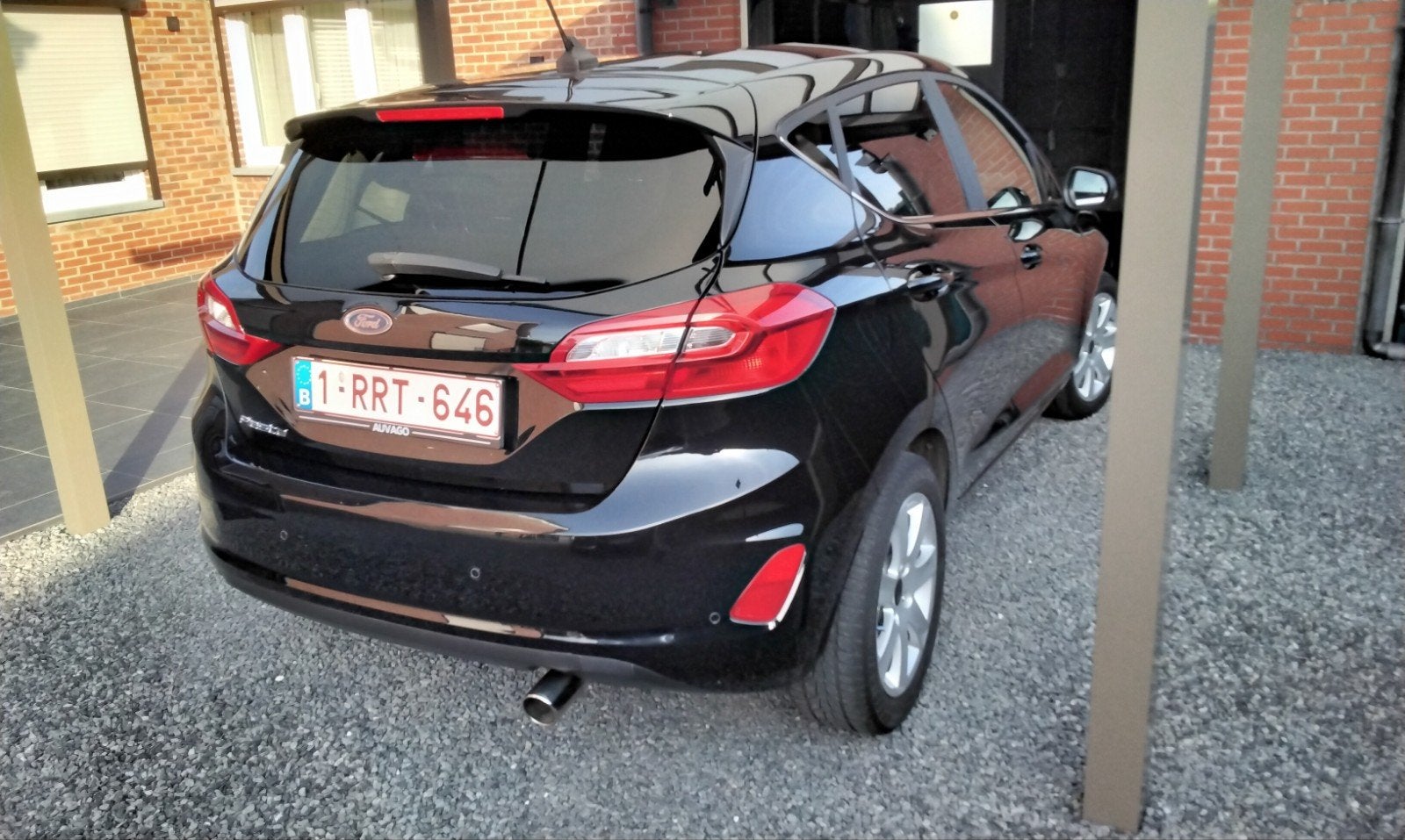 Ford fiesta titanium 2021, Auto's, Voorwielaandrijving, Stof, Euro 6, Zwart