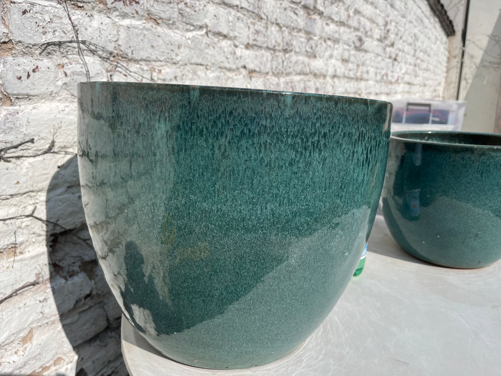 Lot de 2 grands cache-pots à petit prix, Enlèvement, Comme neuf