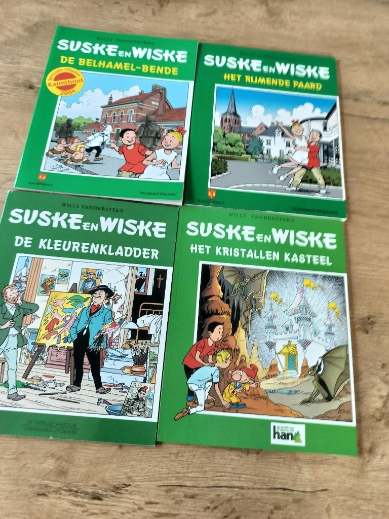 4 x suske en wiske groen buiten reeks, Boeken, Ophalen of Verzenden