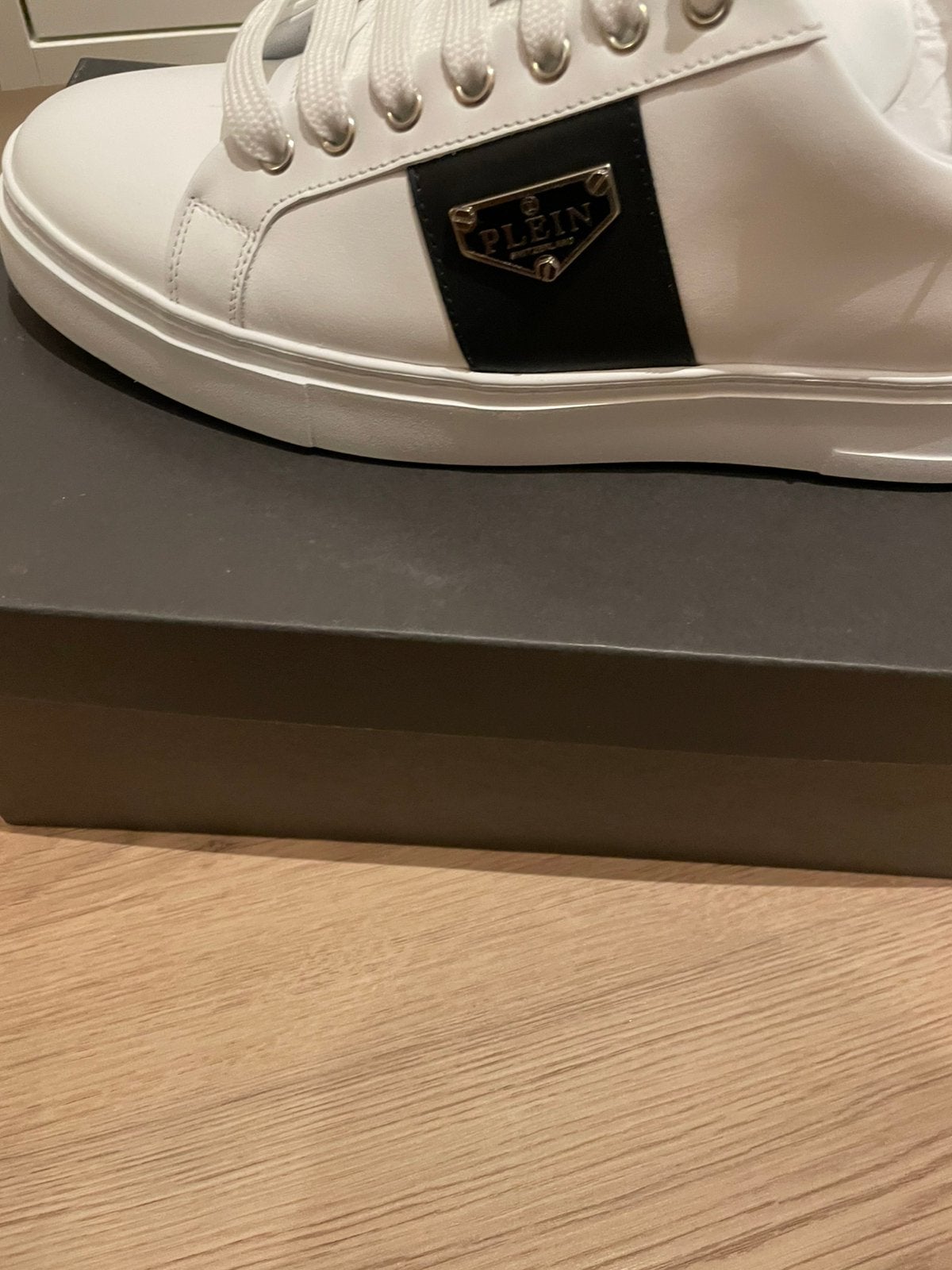 Philipp plein – Nieuw in doos (Maat 42), Ophalen, Wit, Zo goed als nieuw, Sneakers