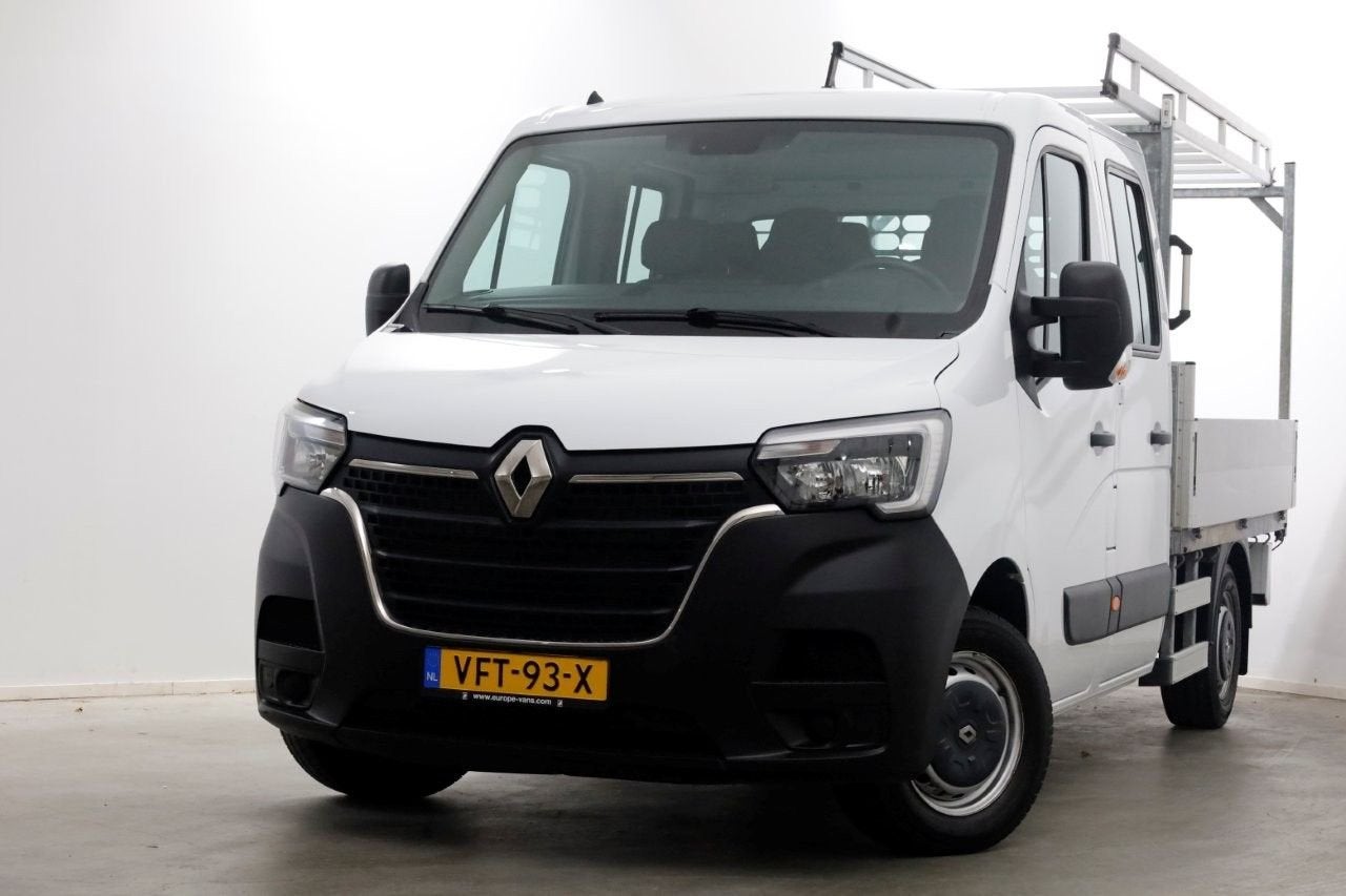 Renault Master T35 2.3 dCi 135pk L2 D.C. Open Laadbak Airco/, Auto's, Renault, 327 g/km, Wit, Bedrijf