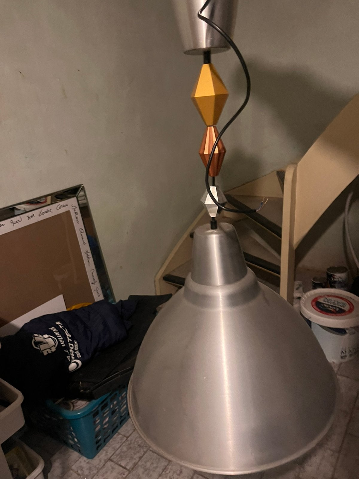 Hanglamp ikea met accessoires, Huis en Inrichting, Ophalen, Gebruikt, Vintage