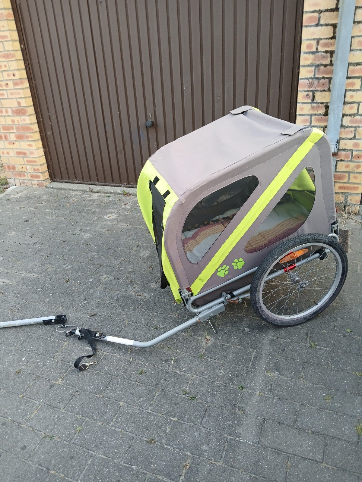 Remorque à vélo pour chien avec coussin épais, Enlèvement, Comme neuf, Remorque pour chien